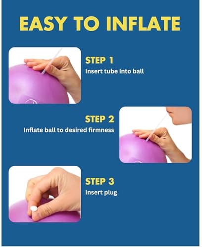 ProBody Pilates Ball Small — 9 Inch Small Exercise Ball