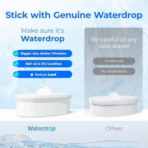 [Genuine] Waterdrop PF-01A Water Filter Replacement for Waterdrop Pitchers