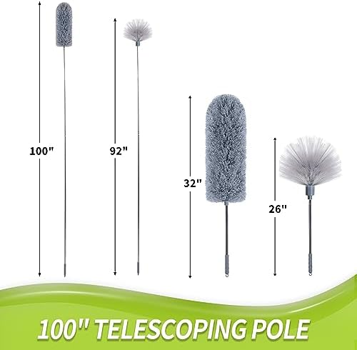 IVYROLL Cobweb Duster with Extension Pole