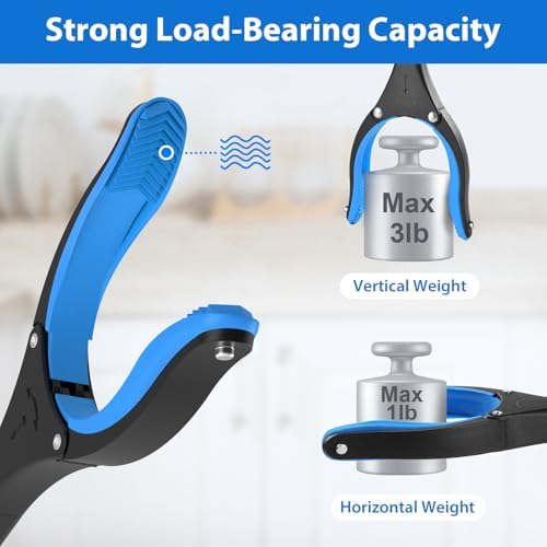 Grabber Reacher Tool 36 Inch, Foldable Grabber with Anti-Slip 360° Rotating Jaw, Magnetic Tip for Seniors, Heavy Duty Reacher Grabber Pickup Tool for Elderly After Surgery Recovery