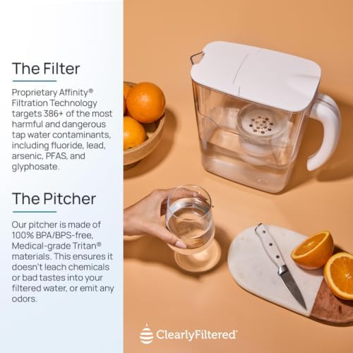 Clearly Filtered Water Filter Pitcher Replacement, Pitcher Filters, 1 Count