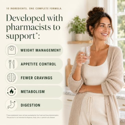 GLP-1 Supplement for Weight Management & Appetite Suppressant, 60ct