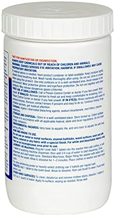 Evolve Concentrated Bleach Tablet Bulk Size 240 Tablets 1 Pack Original Scent