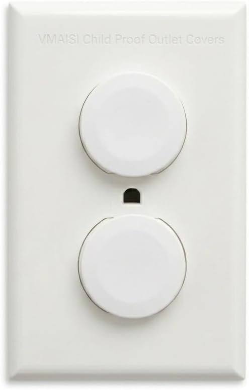 Vmaisi 62 Pieces Outlet Covers Baby Proofing Plug Protectors Child Safety