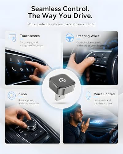 Spedal 2026 2-in-1 Wireless CarPlay & Android Auto Adapter