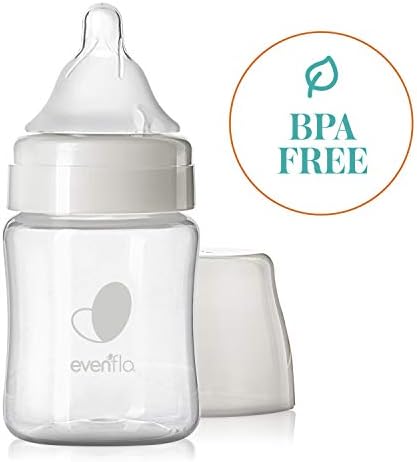 Evenflo Feeding Premium Proflo Venting Balance Plus Wide Neck Baby, Newborn and Infant Bottles - Developed by Pediatric Feeding Specialists - 5 Ounce (Pack of 6)