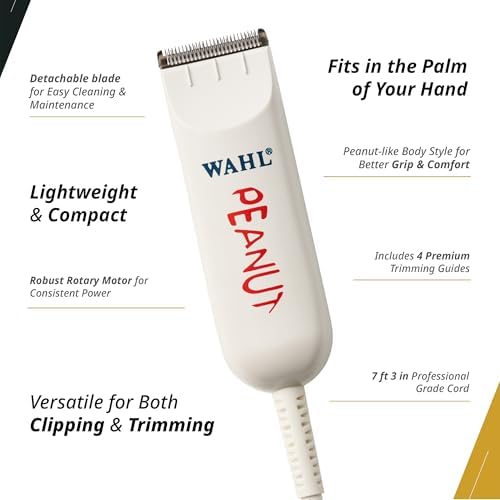 Wahl Professional Classic Peanut Trimmer, Corded