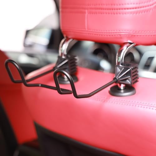 GODLIY Hard Hat Holder for Truck, Heavy-Duty Metal Car Headrest Hooks