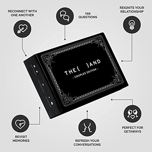 {THE AND} Couples Edition - 199 Meaningful Conversation Cards for Couples - Questions to Deepen Connection & Build Relationships - Date Night Card Game for Adults By The Skin Deep