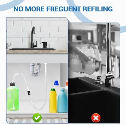 Yofidra Sink Soap Dispenser Extension Tube Kit (Anti-Backflow, 47")