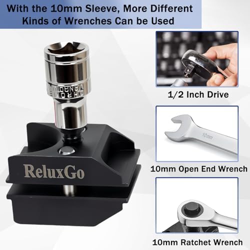 ReluxGo Universal Suspension Strut Split Hub Steering Knuckle Spreader Tool, Strut Spreader Tool, Compatible with Volkswagen Audi BMW Ford Peugeot Citroën