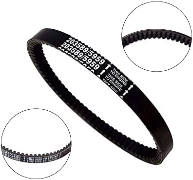 BLACKHORSE-RACING 3pcs 30 Series Go Kart Drive Belt Replaces Manco 5959 / Comet 203589