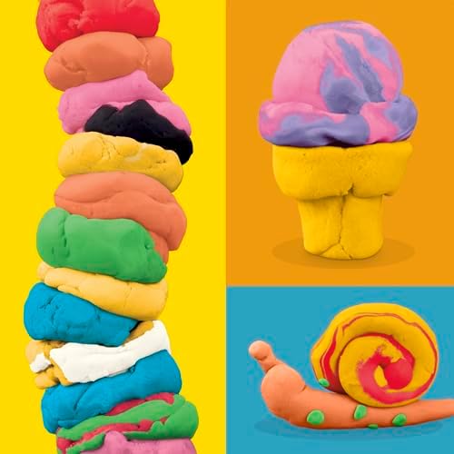 Play-Doh 9 Pack Favorite Color Set, Assorted Colors, 2 & 4 Ounce Modeling Compound Cans, Kids Arts & Crafts, Back to School Gifts & Prizes, Preschool Toys, Ages 2+ (Amazon Exclusive)