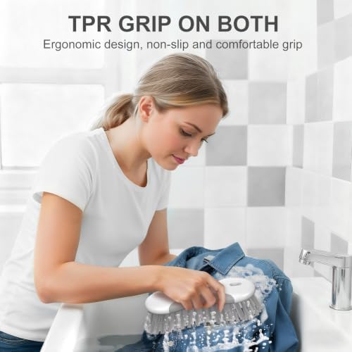SetSail Multi-Purpose Scrub Brush of 2 Pack, Gray