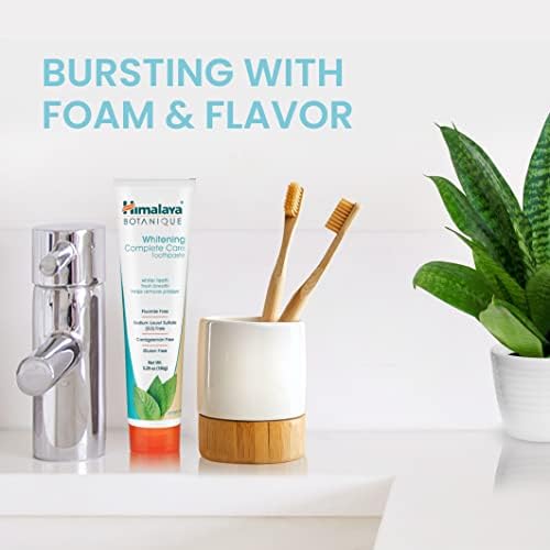 Himalaya Botanique Whitening Complete Care Toothpaste, Mint, 5.29 oz,1 Pack