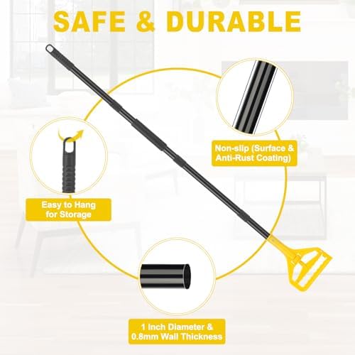 KeFanta 60 Inch Mop Handle Commercial Heavy Duty,Industrial Mop Stick