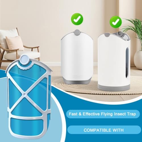16 Pack Refill Cartridges, 2026 Upgraded Flying Insect Trap Refills Compatible with Flying Insect Trap Indoor Light M364 M364A and Max Fully Compatible Size