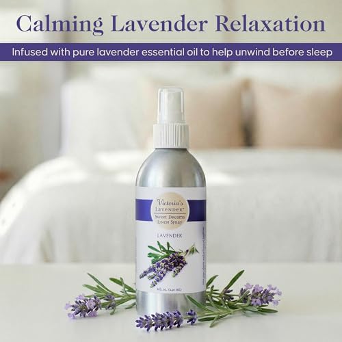 Victoria's Lavender Linen Spray - Aromatherapy Pillow Mist, 8oz