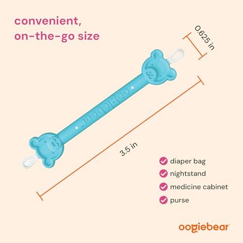 oogiebear Baby Nose & Ear Picker, Safe Booger Remover Tool, 1 Piece, Blue