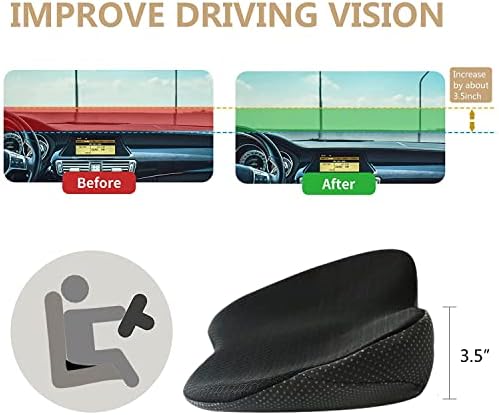 Livtribe Car Seat Cushion, Comfortable Wedge Seat Cushions for Long Driving