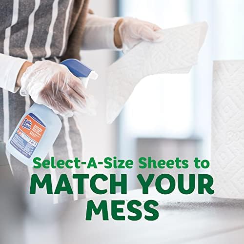 Bounty® Select-A-Size® Double 2-Ply Paper Towels, 98 Sheets Per Roll, Pack of 12 Rolls