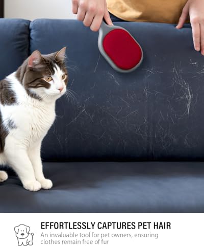 VASSON Double-Sided Lint Brushes for Clothes & Pet Hair Remover