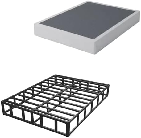 ALDRICH Box Springs King Size 9 Inch Heavy Duty Metal Mattress Foundation