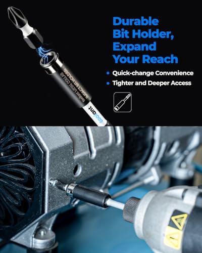 toolant PH2 Phillips Impact Bit Set, 2 Inch, 10-Piece, Magnetic