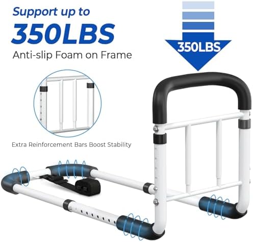 Bed Rails for Elderly Adults Safety, 350 LB Capacity, Model BS06