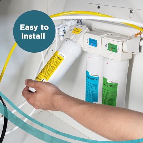 AquaTru Classic Pre/Carbon Filter (Stages 1–2) – Compatible with AquaTru Classic, Classic Smart & Under Sink Purifier Models