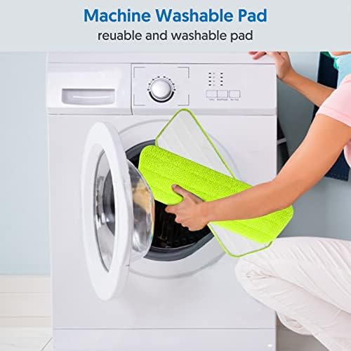 Washable Microfiber Mop Pads for Swiffer PowerMop: Wet Mop Refills 7 Pack