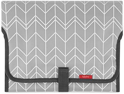 Portable Changing Pad for Baby, Waterproof Travel Changing Pads for Moms, Dads, with Built-in Pillow, Excellent Baby Shower, Registry Gifts
