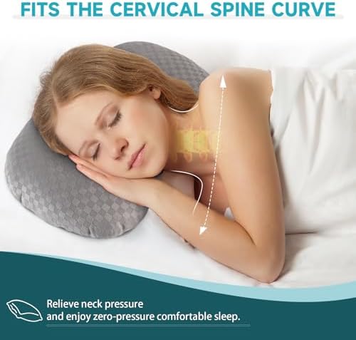 Ear Piercing Pillow, Ear Pillow with Ear Hole for Side Sleepers