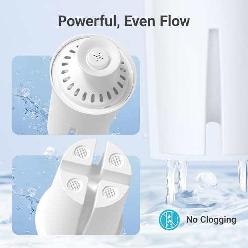 AQUA CREST Filter Replacement for Brita® Water Pitcher & Dispenser, 6 Pack
