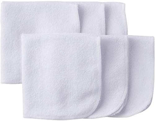 Gerber Washcloth, White, 6-Count