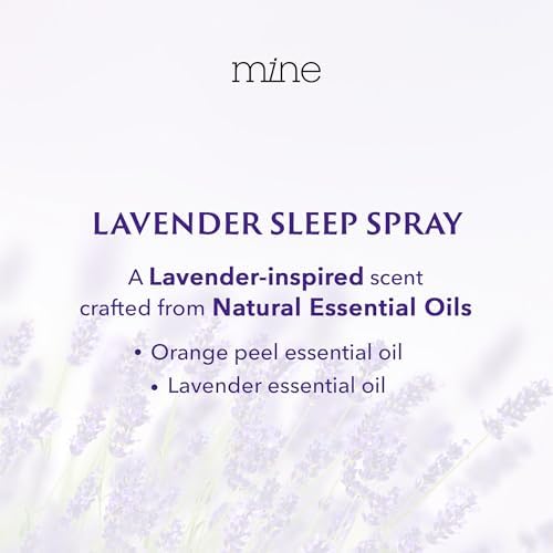 Lavender Sleep Spray with Melatonin - Natural Pillow Mist for Deep Sleep - Calming Lavender Linen Bed Spray for Adults, Gifts for Teen Girls and Women