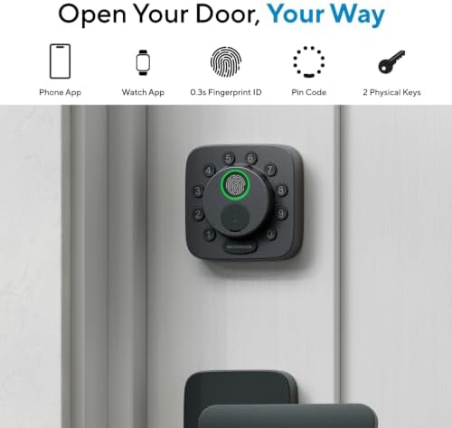 ULTRALOQ Bolt SE Wi-Fi Smart Lock, Matter Over Thread, App Remote Access