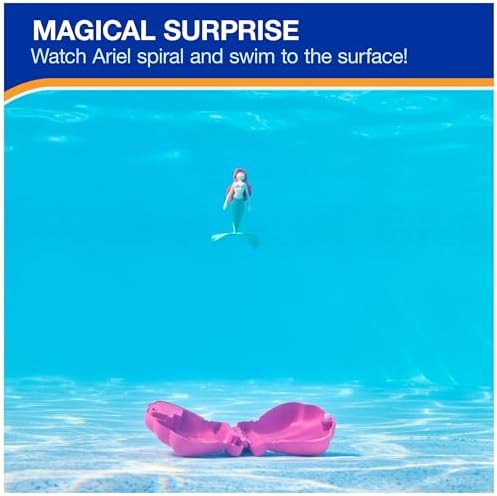 SwimWays The Little Mermaid Ariel Dive N’ Surprise Pool Toy for Ages 5+