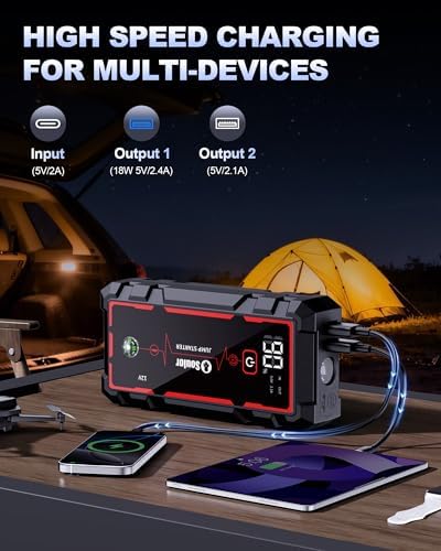 Jump Starter Battery Jumper Starter Portable Car Battery Jump Starter 5000A