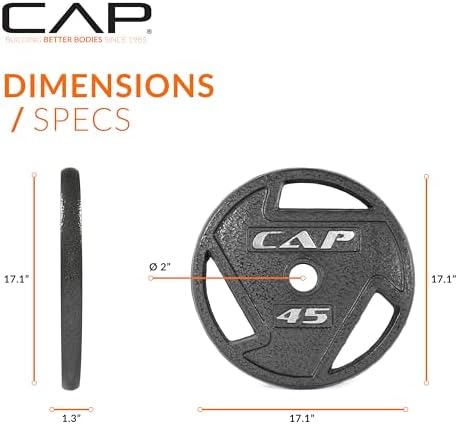 CAP Barbell 2-Inch Olympic Weight Plate | Multiple Options