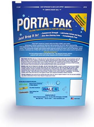 Walex Porta-Pak RV Toilet Treatment Drop-Ins - Fresh Scent, 10-Pack