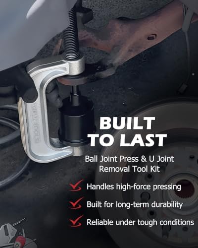 DAYUAN Ball Joint Press & U Joint Removal Tool Kit, Red Case
