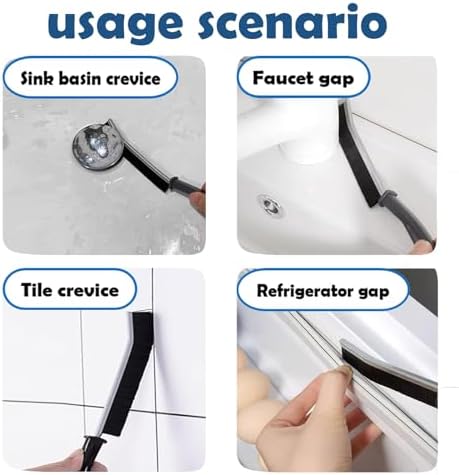 Betanull Crevice Cleaning Brush Set, Multi-Purpose Hard Bristle Brushes