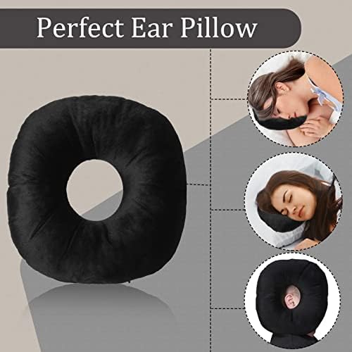 Ear Piercing Pillow for Side Sleepers with Ear Hole