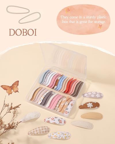 doboi 40Pcs Toddler Hair Clips Hair Barrettes Baby Girls Hair Bows Clips