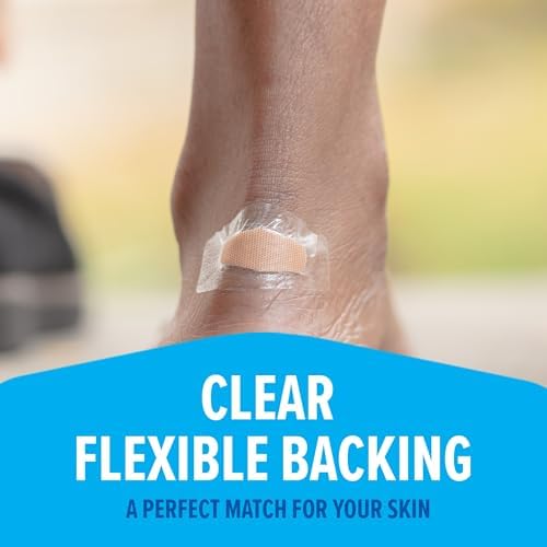 Nexcare Waterproof Clear Bandages For Knee And Elbow, Stays On Skin In The Bath, Shower Or Pool, 2.38 x 3.5 in, 30 Count