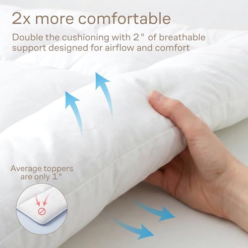 Ultra Soft & Cooling Mattress Topper - Full Size
