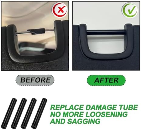 Sun Visor Repair Kit for Jeep Wrangler JK JKU 2007-2017 Repair Tubes