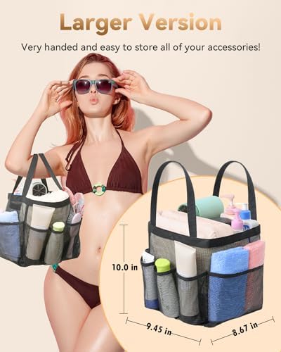 Temede Mesh Shower Caddy Portable for College Dorm Room Essentials