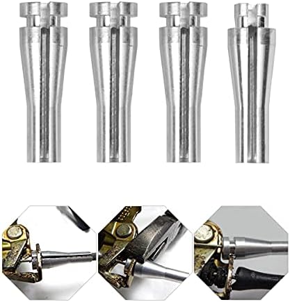 8 ENDS Door Latch Cable Repair Kit Compatible with Ford F-150, F-250, F-350, E-series, Ranger, Expedition, Excursion, Navigator (Four Cables - 6 Standard 2 Locking Cam) Aluminum